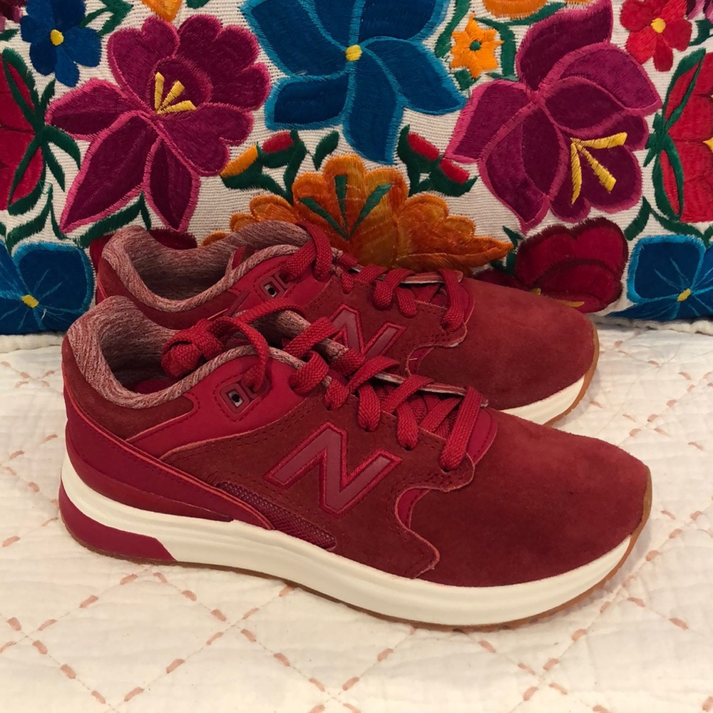 NIB New Balance Red Shoes